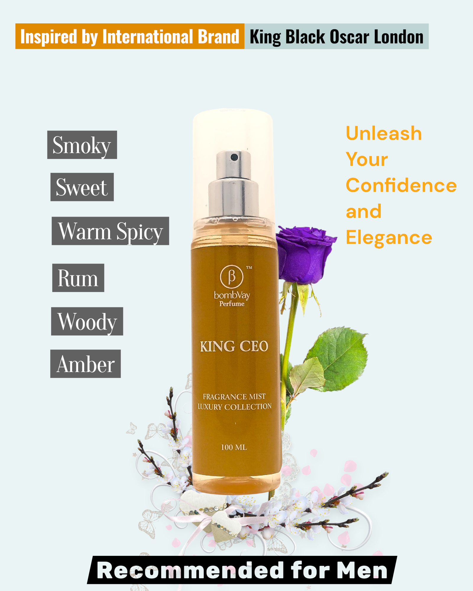 Special Combo Perfume and Body Mist Pack of 4 for Men