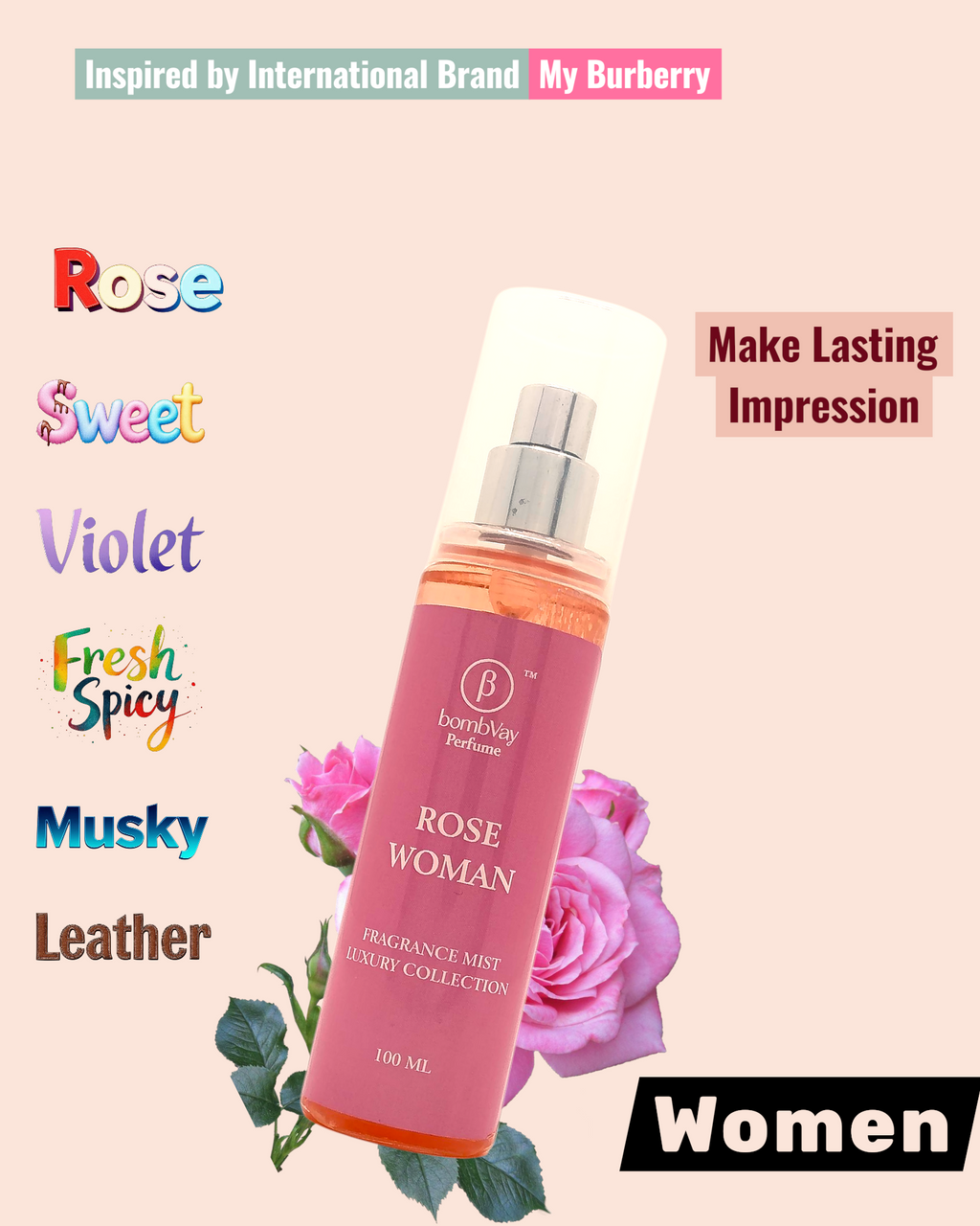 Pack of 4 Body Mist Each 100 ml