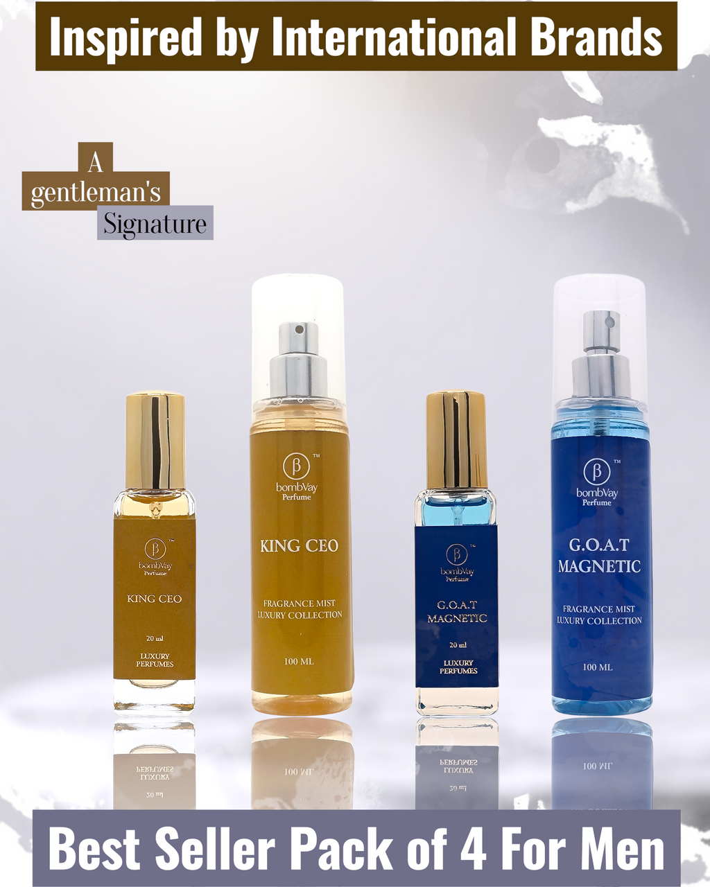 Special Combo Perfume and Body Mist Pack of 4 for Men