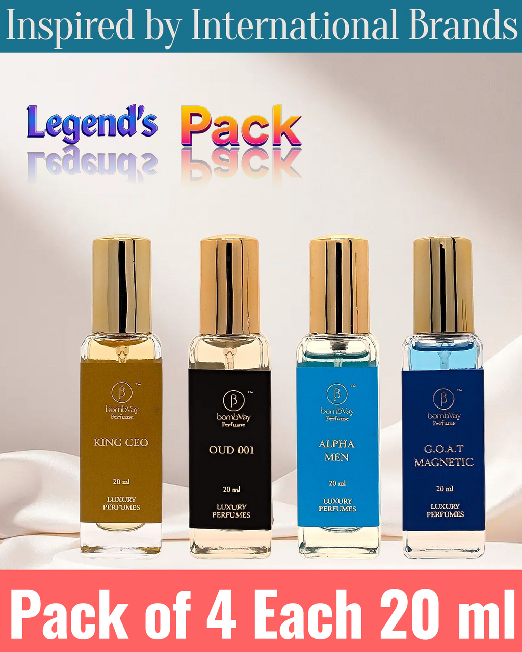 Legend's Pack of 4 For Men